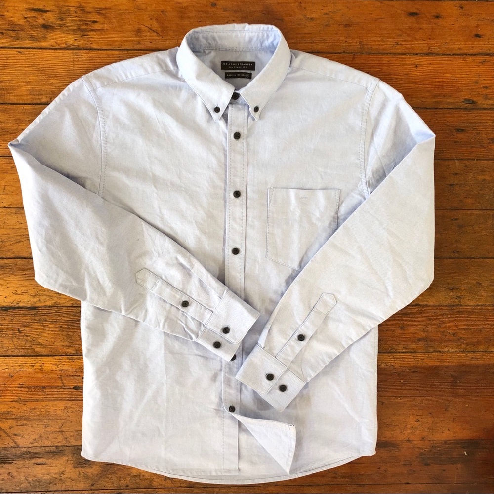 Welcome Stranger Blue Oxford Shirt